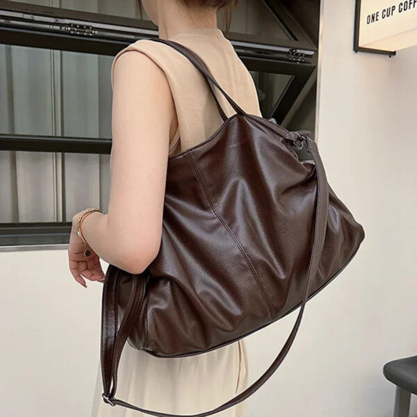 14.jpg Large Soft Handbag, 13" Laptop Tote Bag - MILA