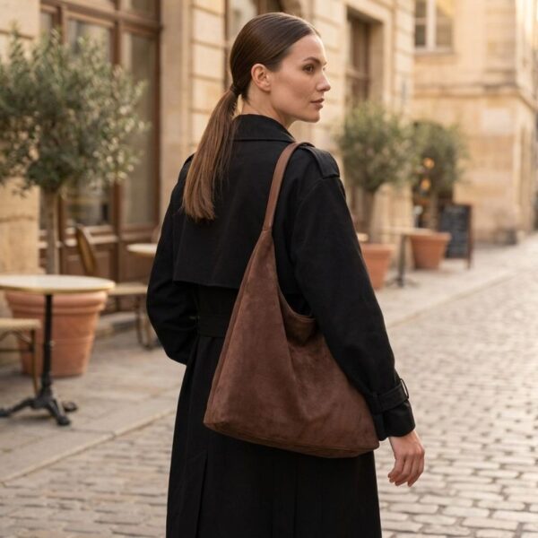 16_95ca5723-542f-4e4a-a0c2-3466f4632e97.jpg Slouchy Vegan Suede Shoulder Bag, Hobo Tote - NOA