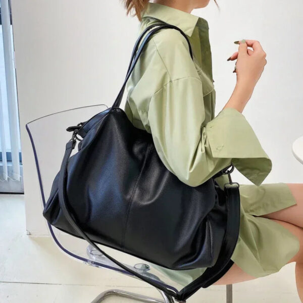 17-1.jpg Large Soft Handbag, 13" Laptop Tote Bag - MILA