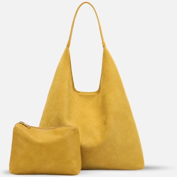 29_931a1975-16cb-4ad1-b61e-339309426d70.jpg Slouchy Vegan Suede Shoulder Bag, Hobo Tote - NOA