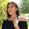Teal Suede Fashion Watch