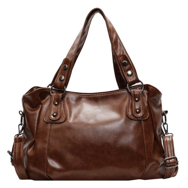 AURA_brown.jpg Soft Retro Handbag for School & Work - AURA