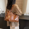 AURA_browwn2.jpg Soft Retro Handbag for School & Work - AURA