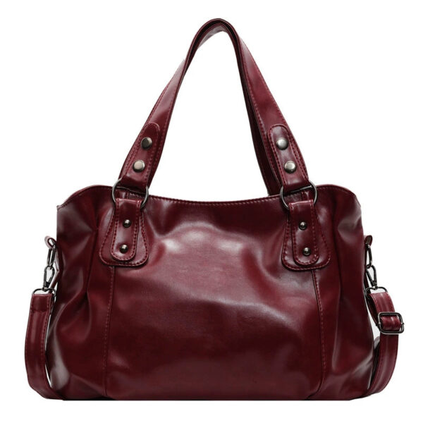 AURA_red.jpg Soft Retro Handbag for School & Work - AURA