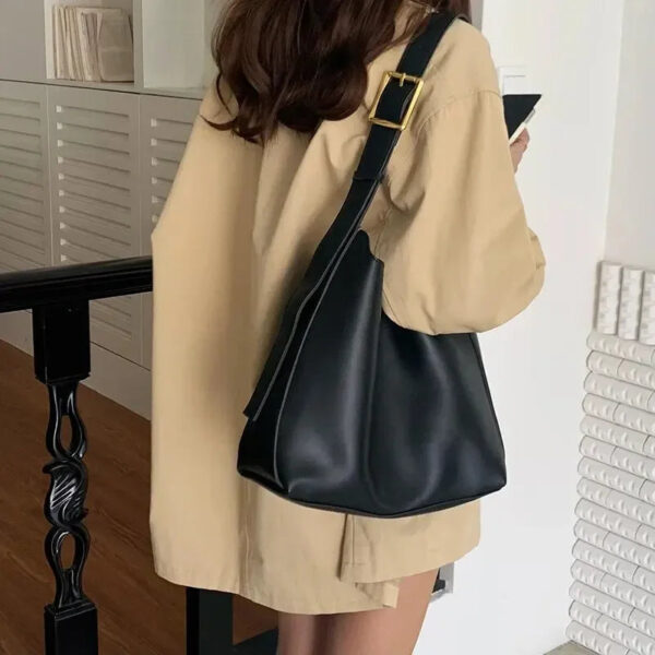 Hobo Shoulder Bag with Matching Pouch - ELARA