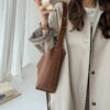 Hobo Shoulder Bag with Matching Pouch - ELARA