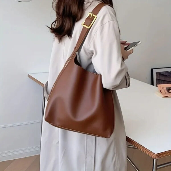 Hobo Shoulder Bag with Matching Pouch - ELARA