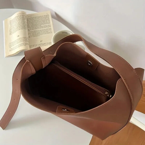 Hobo Shoulder Bag with Matching Pouch - ELARA