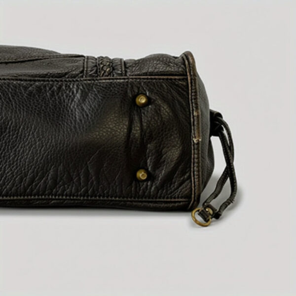 FREYA_details.jpg Large Vintage Handbag, 13" Laptop Zip Tote - FREYA