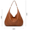 Soft handbag, tote bag - LYRA