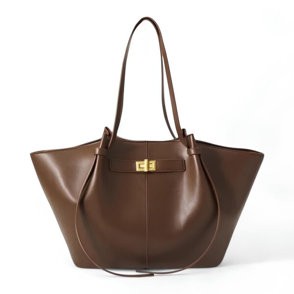 SOHO_brown.jpg Large School & Work Tote Bag - SOHO