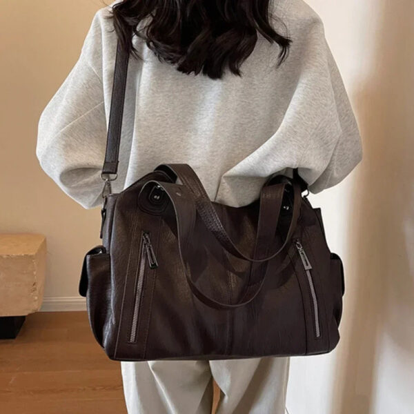 Shoulderstella.jpg Everyday School & Work Zip Tote Bag - STELLA