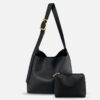 Hobo Shoulder Bag with Matching Pouch - ELARA